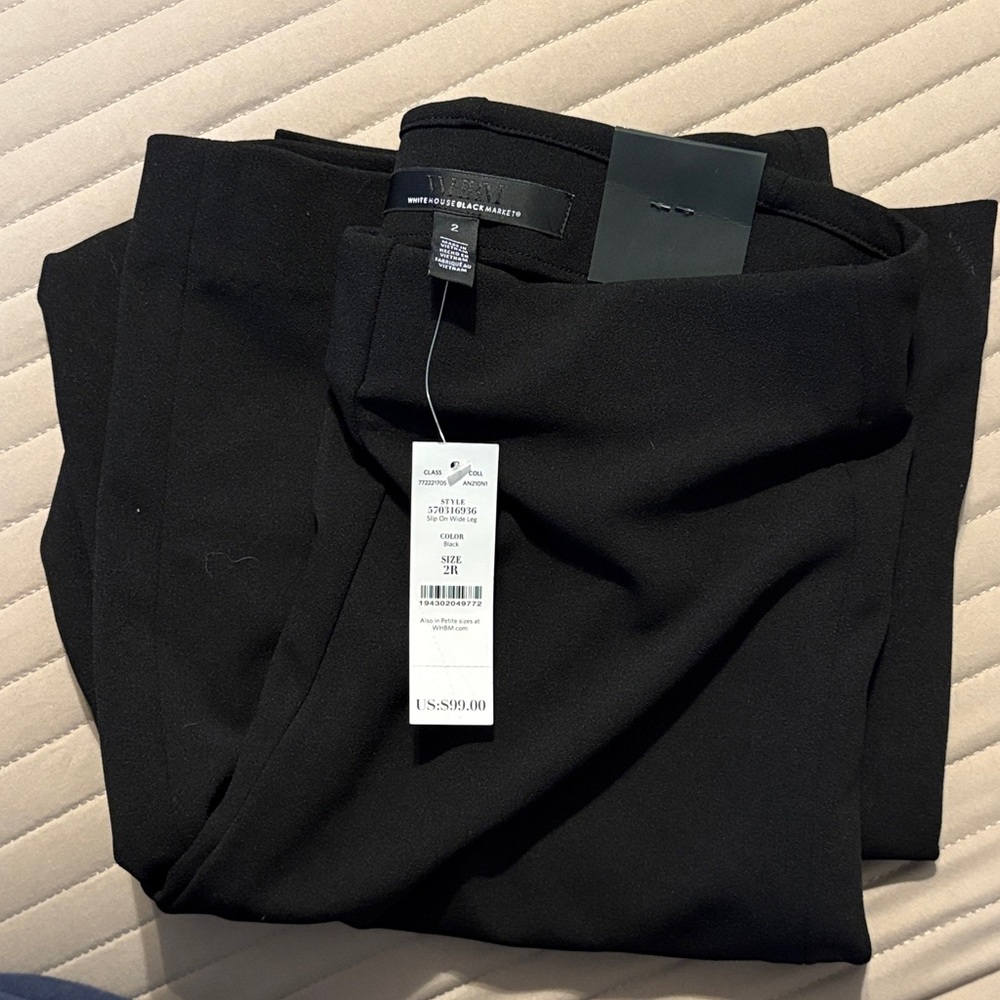 White House Black Market Classic Black Trousers